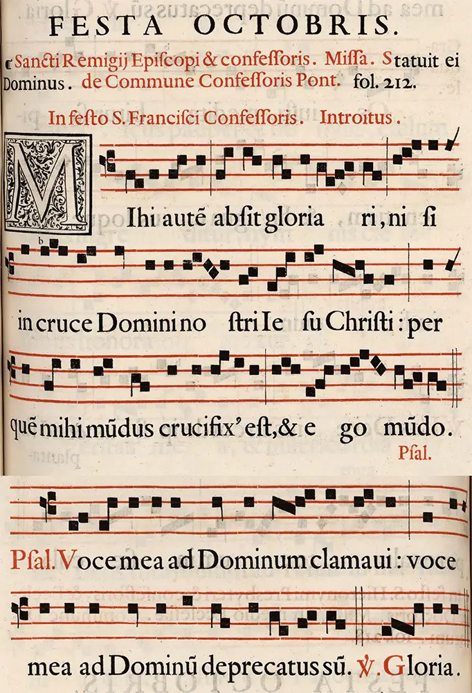 Saint Francis of Assisi, Introitus, Editio Medicea 1614