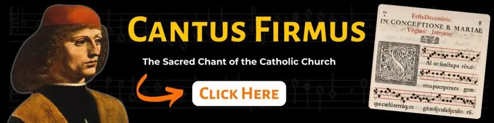 Cantus Firmus Banner