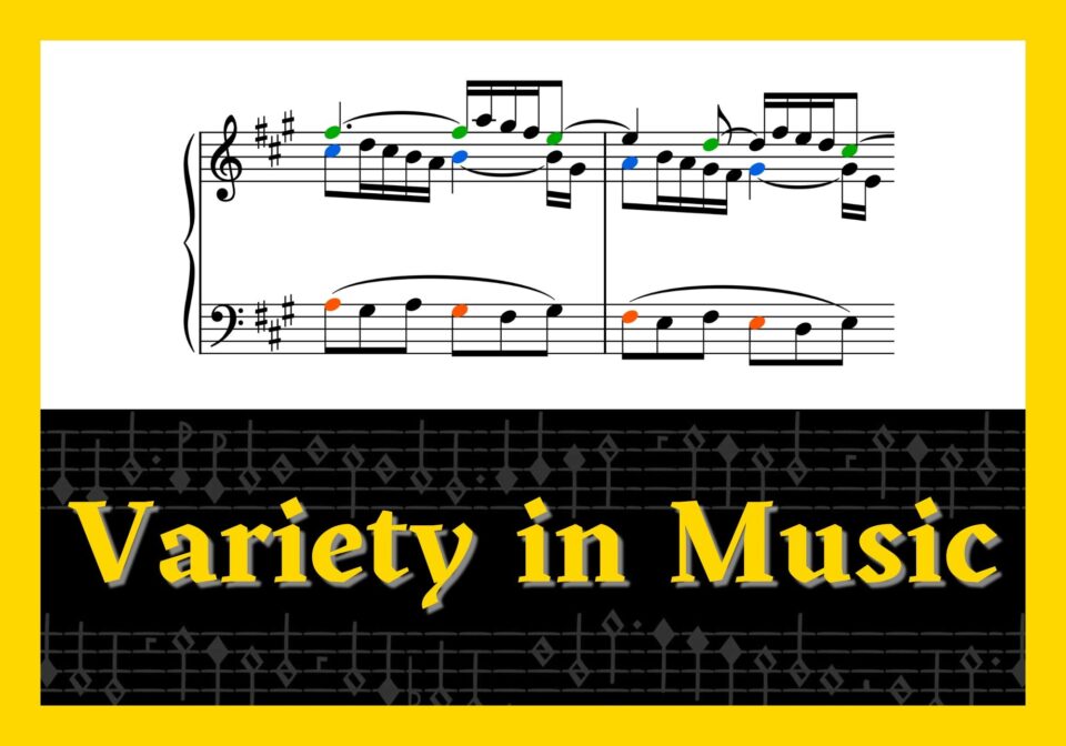 How to create variety in Music?