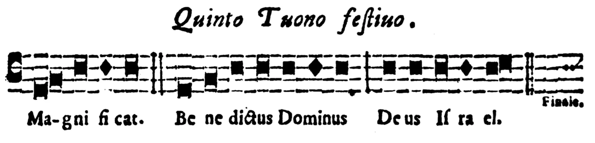Intonatio Festiva for the Meagnificat and Benedictus from Cantus Firmus Course